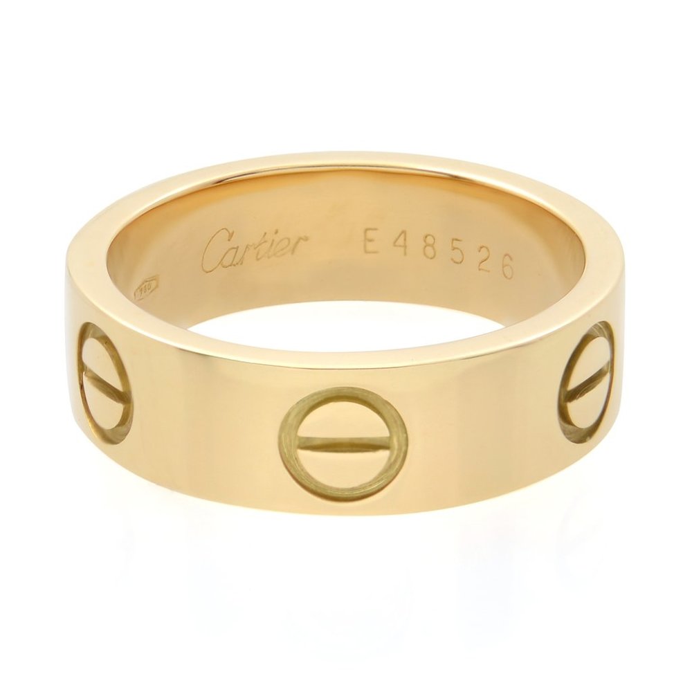 Cartier Love Ring 18K Yellow Gold Size 50 US 5.25 - Picture 6 of 6